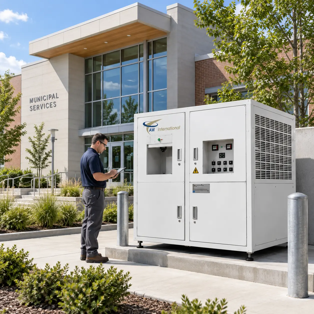 Public facility supported by a resilient infrastructure program.